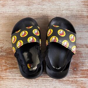 Buc-ee's Slip On Sandal Slide Shoes Little Kids 5 Iconic Beaver Bucees Flip Flop